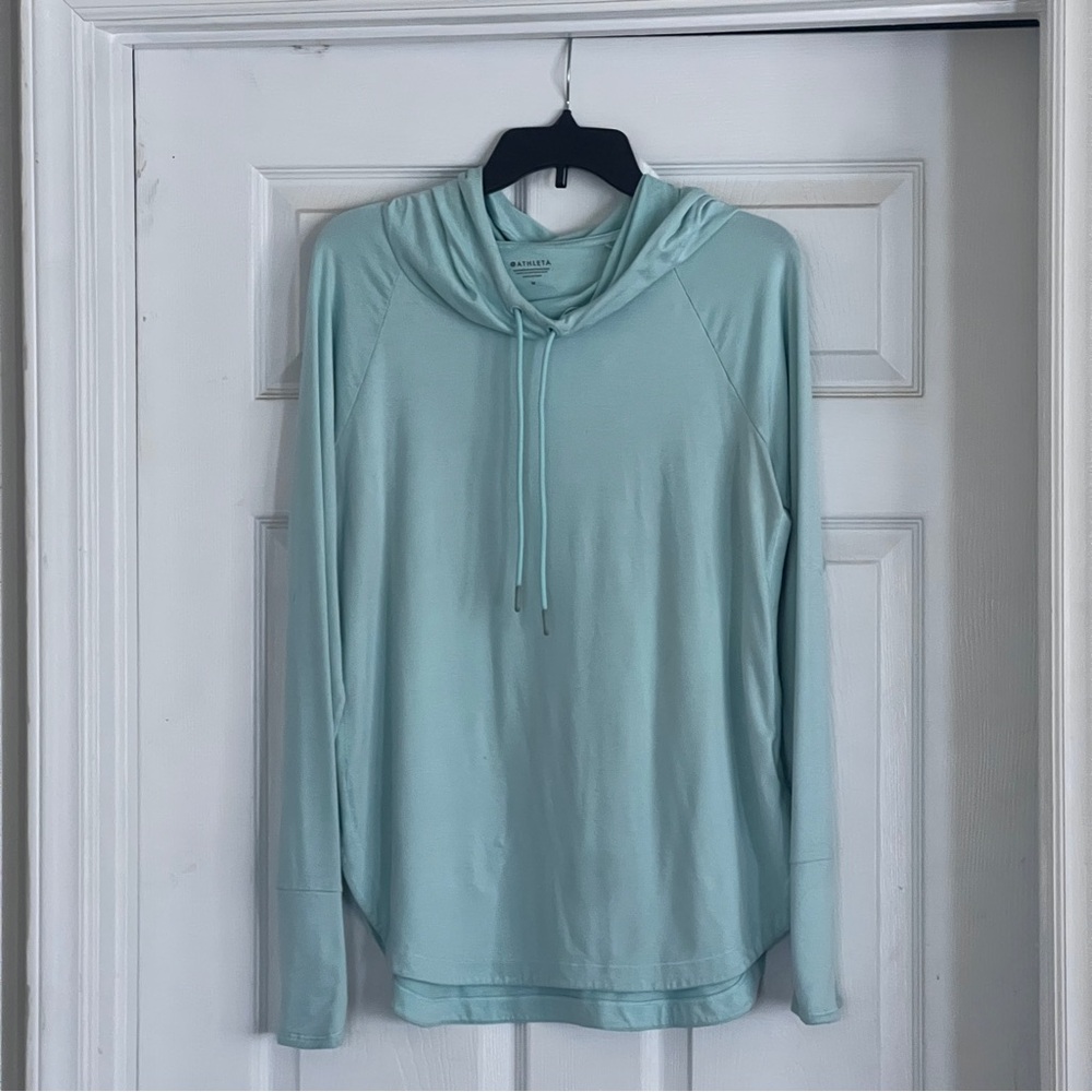 Athleta Uptempo Aqua Hoodie